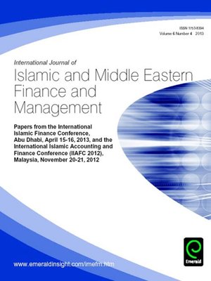 cover image of International Journal of Islamic and Middle Eastern Finance and Management, Volume 6, Issue 4